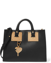 Sophie Hulme Albion Small Leather Shoulder Bag Black