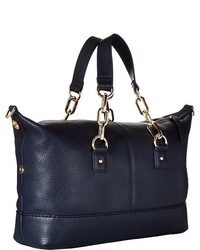 Tommy Hilfiger Almira Pebble Leather Small Convertible Satchel Satchel Handbags