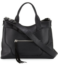 Elizabeth and James Andie Leather Satchel Bag Black