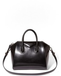 Givenchy Antigona Calfskin Leather Satchel Black