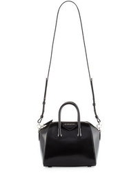 Givenchy Antigona Mini Leather Satchel Bag Black