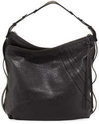 Kooba Aster Leather Hobo Bag Black