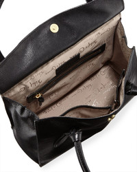 Foley + Corinna Babs Leather Satchel Bag Black