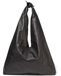 The Row Bindle Leather Shoulder Bag Black