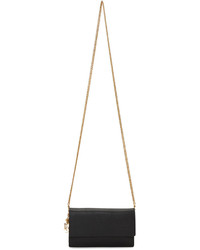 Alexander McQueen Black Leather Chain Shoulder Bag