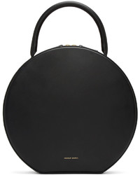 Mansur Gavriel Black Leather Circle Bag