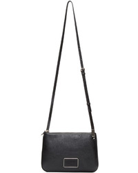 Marc by Marc Jacobs Black Leather Double Percy Ligero Bag