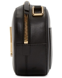Giuseppe Zanotti Black Leather Shoulder Bag