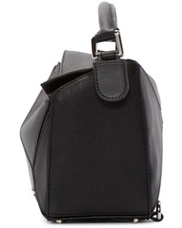 Loewe Black Leather Small Puzzle Bag