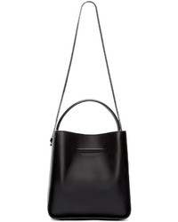 3.1 Phillip Lim Black Leather Soleil Shoulder Bag