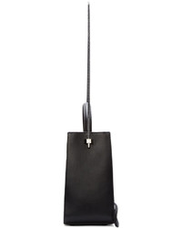 3.1 Phillip Lim Black Leather Soleil Shoulder Bag