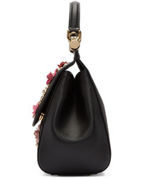 Dolce & Gabbana Black Medium Miss Sicily Bag
