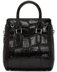 Alexander McQueen Black Mini Heroine Bag