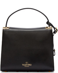 Valentino Black My Rockstud Top Handle Bag