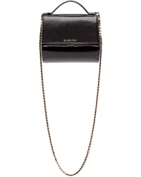 Givenchy Black Patent Mini Pandora Box Bag