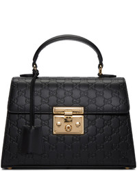 Gucci Black Small Gg Lady Padlock Bag