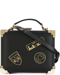 Aspinal of London Box Bag With Faux Patches