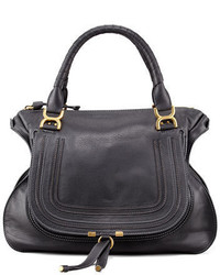Chloé Chloe Marcie Large Leather Satchel Bag