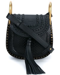 Chloé Mini Hudson Studded Leather Python Bag