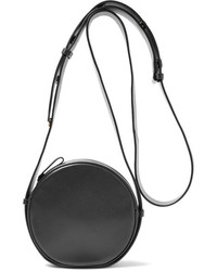 Diane von Furstenberg Circle Leather Shoulder Bag Black