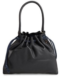 Clare Vivier Clare V Henri Drawstring Shoulder Bag Black