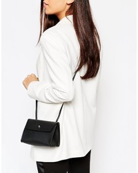 Asos Collection Leather Mini Triangle Cross Body Bag
