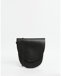 Asos Collection Leather Saddle Cross Body Bag