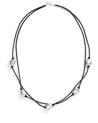 Simon Sebbag Convertible Long Leather Necklace