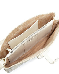 The Row Croissant Coil Mosaic Calfskin Shoulder Bag