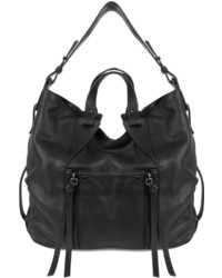 Kooba Dahlia Leather Hobo Bag Black