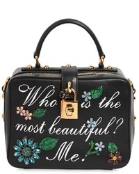 Dolce & Gabbana Hand Painted Leather Soft Dolce Bag