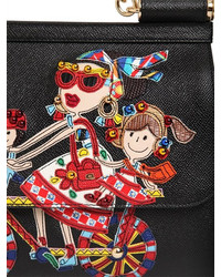 Dolce & Gabbana Medium Sicily Dolce Family Leather Bag
