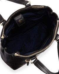 Cole Haan Ellie Leather Satchel Bag Black