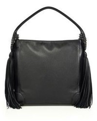 Christian Louboutin Eloise Empire Studded Leather Hobo Bag