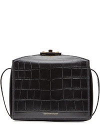 Alexander McQueen Embossed Leather Shoulder Bag