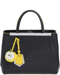 Fendi Small 2jour Leather Bag With Charms