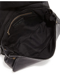 See by Chloe Fringe Leather Shoulder Bag Black
