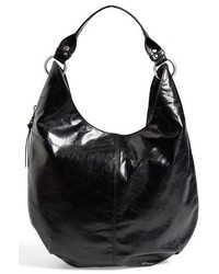 Hobo Gardner Leather Shoulder Bag Black