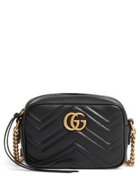 Gucci Gg Marmont 20 Matelasse Leather Shoulder Bag White