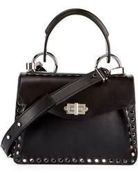 Proenza Schouler Hava Small Studded Top Handle Bag Black
