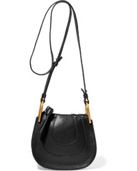 Chloé Hayley Nano Textured Leather Shoulder Bag Black