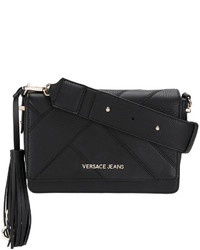 Versace Jeans Panelled Tassel Shoulder Bag