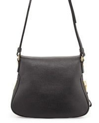 Tom Ford Jennifer Medium Leather Shoulder Bag Black