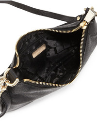 Furla Julia Chain Small Leather Hobo Bag Onyx