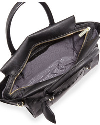 Danielle Nicole Juniper Faux Leather Satchel Bag Black