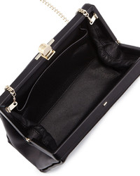 Jason Wu Karlie Leather Pochette Bag Black
