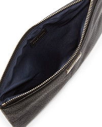 Cole Haan Kiera Medium Leather Pouch Bag Black