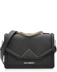 Karl Lagerfeld Kklassik Leather Shoulder Bag