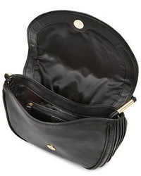 Diane von Furstenberg Leather And Pony Hair Shoulder Bag