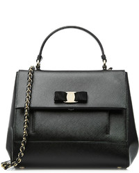 Salvatore Ferragamo Leather Carrie Shoulder Bag